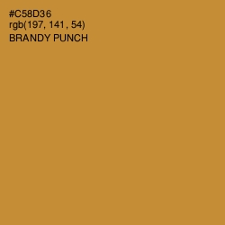#C58D36 - Brandy Punch Color Image